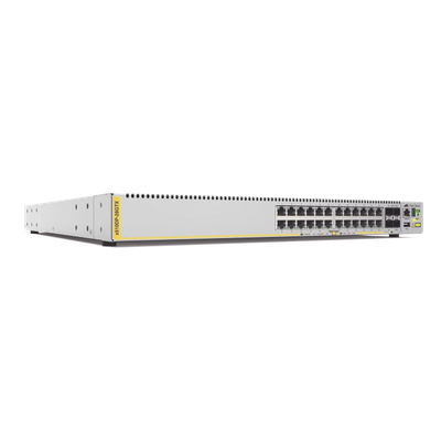 Switch Stackeable Capa 3 / 24 Puertos Gigabit RJ45 / 4 Puertos SFP+ 10G / Fuentes Hot Swap / 128 Gbps / 95.2 Mpps | SIERRA STORE