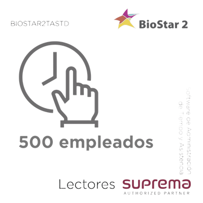 Software de Administración de Tiempo y Asistencia / 500 Empleados / Horarios Fijos y Flexibles / Reportes Detallados | SIERRA STORE