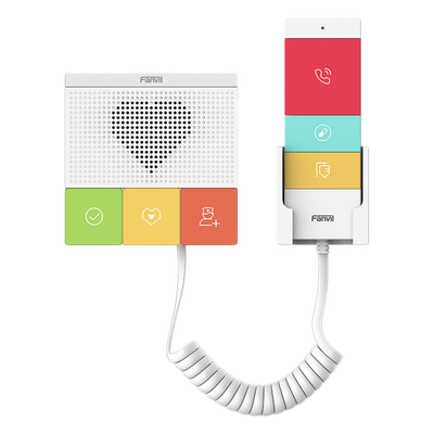 Intercomunicador SIP / 2 Líneas / 6 Botones Antibacteriales / IP54 / 1 Relevador / Wi-Fi 2.4G/5G | SIERRA STORE