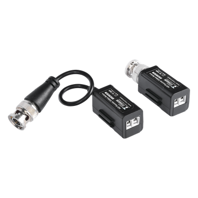 Kit de Transceptores (Baluns) con TERMINALES TIPO TORNILLO, Resolución 4K, Cable flexible COAXIAL Blindado  / COAXITRON / AUDIO POR | SIERRA STORE