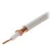 Cable Coaxial RG58AU / 100 m (328.08 pies) / Forro Blanco UV / Impedancia 50Ω / Triple Blindaje de Cobre | SIERRA STORE