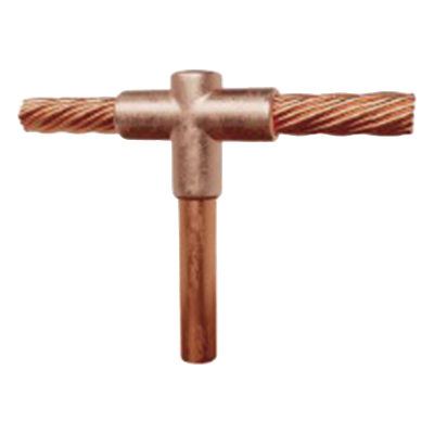 Molde para soldadura exotérmica / Tipo T / Tope varilla 5/8 in. (15.9 mm) / Cable 4/0 AWG / Ángulo recto / Carga 115 | SIERRA STORE