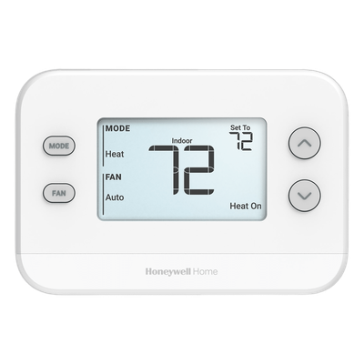 Termostato No Programable / 1H/1C / Pantalla 4.09 pulgadas / Precisión ±0.5 °C / Alimentación 24 VCA o Baterías AA | SIERRA STORE