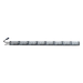 Barra de luz de advertencia / 8 módulos / Rojo-Azul / 75 cm / 10-16 VCC / 2.46 pies x 1.38 in x 1.42 in | SIERRA STORE