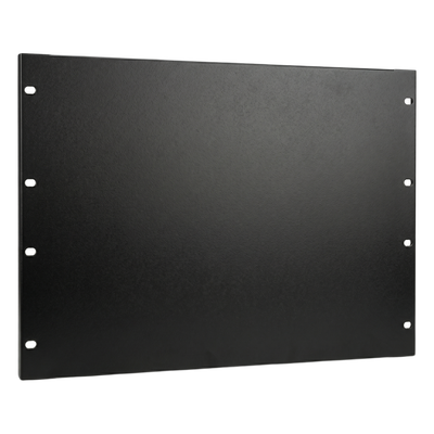 Tapa Ciega para Rack / 3 UR / Acero 2.66 mm / 19" EIA / Negro Jet / 5.22 x 19.00 x 0.11 in (13.26 x 48.26 x 0.28 cm) | SIERRA STORE