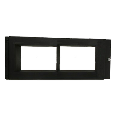 Placa de Revestimiento / Anunciador Gráfico 10 Pulgadas / Fila 2-4 / Gabinete CAB-4 / Color Negro | SIERRA STORE