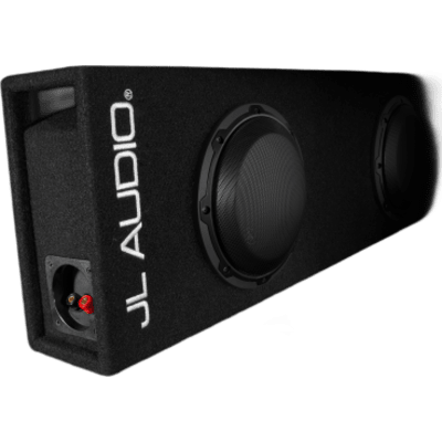 Subwoofer con Caja para Coche JL Audio MicroSub W3 / Dual 8" / 500 W RMS / 2 Ω o 4 Ω / Carcasa con Puertos / Terminal de 5 Vías | SIERRA STORE