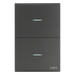 Placa con Interruptores / 10 A / 127 V / 60 Hz / Policarbonato / 2 Módulos | SIERRA STORE