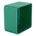 Remate Cuadrado para Unicanal / 4x4 pulgadas (10x10 cm) / PVC No Metálico / Verde Oscuro / Sellado Sólido | SIERRA STORE