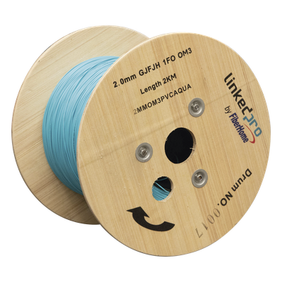 LINKEDPRO BY EPCOM 2MMOM3PVCAQUA - Cable de Fibra Óptica / Multimodo OM4 / Simplex / Tight Buffer 0.9 mm / Diámetro 2.0 mm / PVC / 2 | SIERRA STORE