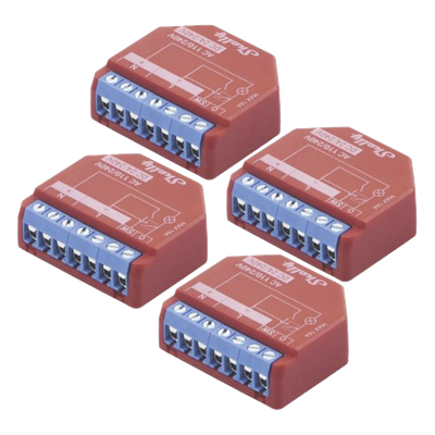 KIT de 4 piezas Relevador inalámbrico inteligente 16A, 110-230 V, medición de consumo, compatible con asistente de voz Alexa, Google | SIERRA STORE