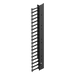 Organizador Vertical de Cables / 45 UR / 2 m (6.6 ft) / 726 Cables / RAL 9005 / Dedos 1.75 pulg / 95x208 mm | SIERRA STORE