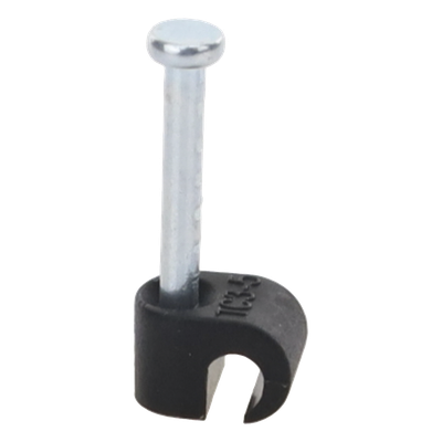 Grapa para Fibra Óptica / Clavo Integrado 19.1 mm / Polipropileno UV / Rango Térmico -10°C a +120°C / 100 Piezas | SIERRA STORE
