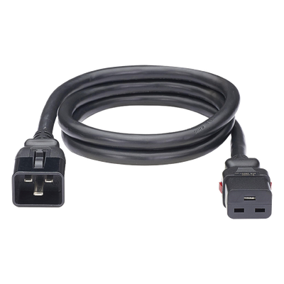 PANDUIT LPCB11-X - Cable de Alimentación / IEC C20 a C19 / Bloqueo Dual / 15 AWG / 16A 250V / 60 cm (2 pies) / Paquete 10 pzas | SIERRA STORE