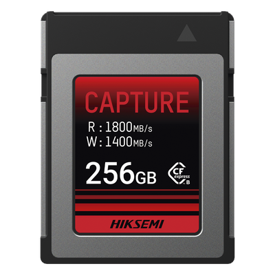 HIKSEMI by HIKVISION HS-CFE-E300/256G - Memoria CFexpress Tipo B / 256 GB / Lectura 1800 MB/s / Escritura 1400 MB/s / PCIe Gen 3×2 / | SIERRA STORE