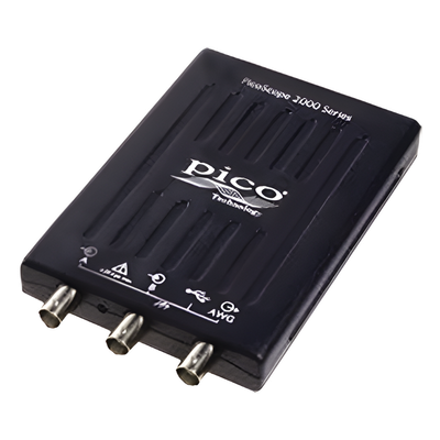 Osciloscopio para PC / 2 Canales / 25 MHz / 200 MS/s / Generador AWG 100 kHz / Decodificación UART-SPI-I2C / USB / 82 ft (25 m) | SIERRA STORE