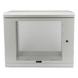 Gabinete de Pared / 9U / Profundidad 455 mm / Puerta Perforada / Carga 80 kg / Acero Reforzado / Color Blanco | SIERRA STORE