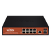 Switch Administrable PoE / 8 Puertos Gigabit / 2 SFP / 150W / 20Gbps / 6kV Protección Rayos / Fanless / -10 a 55°C / 0.71 x 0.46 x | SIERRA STORE