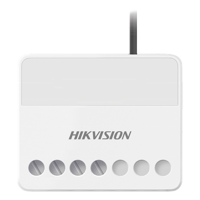 HIKVISION DS-PM1-O1H-WB - Relevador Inalámbrico / Control Remoto 433 MHz / 100-240 VCA / 13 A Máx. / LED Estado | SIERRA STORE