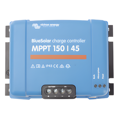BlueSolar MPPT 150/45. Controlador Solar MPPT 45A, Voltaje Selección Automática: 12/24/36/48 Vcc. | SIERRA STORE