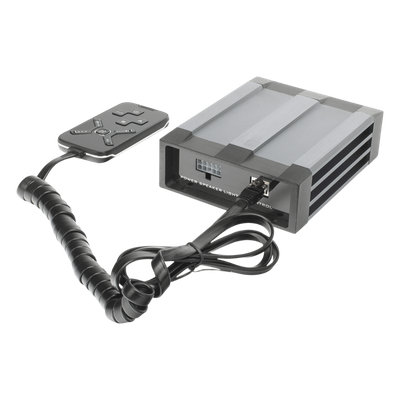 Sirena Vehicular de 100W de Potencia, Con Controlador Unimando Para Tonos, 2 Salidas Auxiliares y Microfono | SIERRA STORE