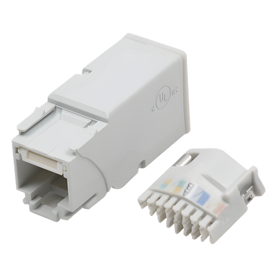 SIEMON Z6A-PB - Conector UTP / Cat6A / Terminación T568A/B / Conductor 22-26 AWG / Diseño Compacto Apilable / 1.48mm Máx. Sobre | SIERRA STORE