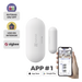Sensor de Contacto Magnético Inalámbrico / Zigbee / Separación de Alarma 25 mm ± 5 mm / Autonomía 3 Años / Uso Interior / 53.5 x 22.5 | SIERRA STORE