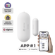 Sensor de Contacto Magnético Inalámbrico / Zigbee / Separación de Alarma 25 mm ± 5 mm / Autonomía 3 Años / Uso Interior / 53.5 x 22.5 | SIERRA STORE