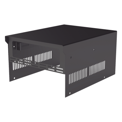 EPCOM INDUSTRIAL SRX21U - Gabinete de acero en color negro, para usar como base con radio aéreo IC-A120 y fuente de alimentación | SIERRA STORE
