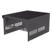 EPCOM INDUSTRIAL SRX21U - Gabinete de acero en color negro, para usar como base con radio aéreo IC-A120 y fuente de alimentación | SIERRA STORE