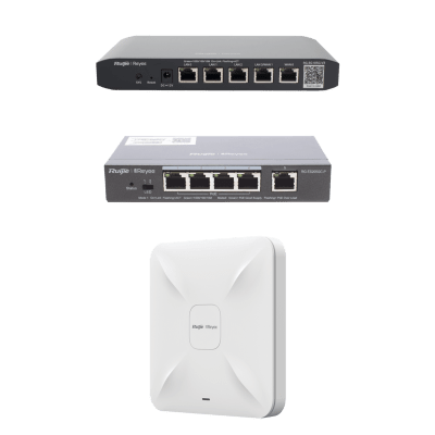 Equipos Ruijie DEMO Ideal para Probar Integraciones de Redes y WiFi 5 con CCTV - RUIJIE