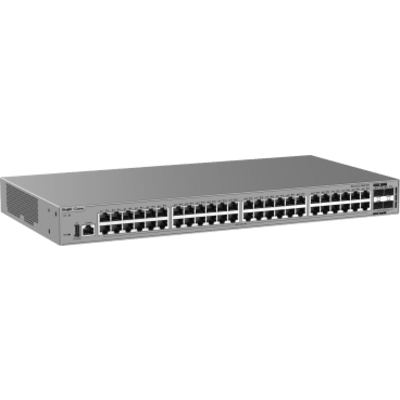 Switch de Acceso Gigabit / 48 Puertos 10/100/1000BASE-T / 4 Puertos SFP+ 1GE/2.5GE/10GE / Capacidad 176 Gbps / Capa 3 / VSU / 1 RU / | SIERRA STORE