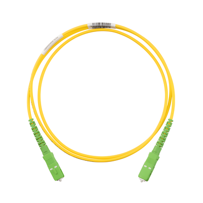 PANDUIT F913RANANSNM005 - Jumper de Fibra Óptica / Monomodo OS2 9/125 / SC/APC-SC/APC Simplex / OFNR Riser / 5 m (16.40 pies) / | SIERRA STORE