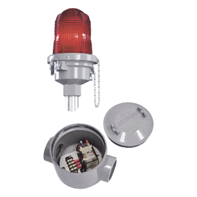 Relevador de transferencia / Doble lámpara / Aluminio diecast / Resistencia viento 240 km/h / -55°C a +55°C / 31.8 mm (1 1/4') entrada | SIERRA STORE