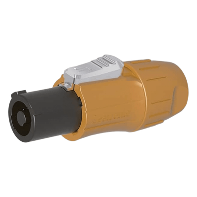 Conector PowerCom Macho / IP65 / 20 A / 250 V CA / Trifilar L-N-PE / Bloqueo Rápido | SIERRA STORE