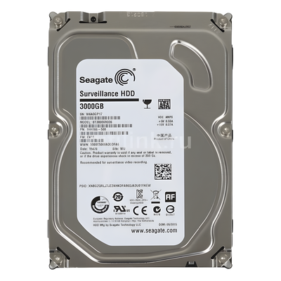 Disco duro 3.5" 3TB SATA III 5900RPM optimizado para video vigilancia 24/7 | SIERRA STORE