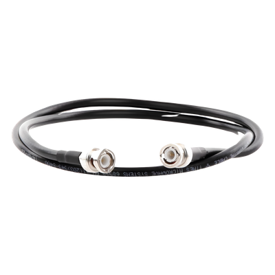EPCOM INDUSTRIAL SBNC-240-BNC-85 - Jumper Coaxial RF / Cable LMR-240 (RG-8/X) / 85 cm / Conectores BNC Macho a BNC Macho / 50 Ohm | SIERRA STORE