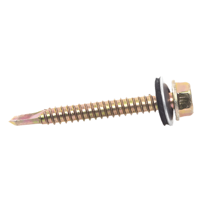 Tornillo Punta Broca Sello Montado 6.5 X 50 mm (1/4" X 2") Caj. C/100pz. | SIERRA STORE