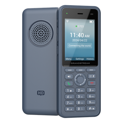 Teléfono IP Wi-Fi Inalámbrico / Wi-Fi 6 Doble Banda / IP69K / Batería 3000 mAh / 4 Vías Conferencia / Bluetooth / USB-C | SIERRA STORE