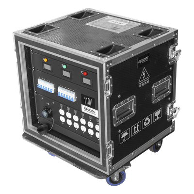 Centro de Carga Móvil / Rack 10U / Conectores Socapex 19 Pines / Salidas 110V y 220V / 30 Canales Totales / MCB 1P 20A | SIERRA STORE