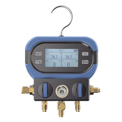 EPCOM DM-AA - Manifold Digital / 2 Válvulas / Sensor Alta Precisión / LCD Retroiluminada / Rango -14 a 800 psi (55 bar) / 40+ | SIERRA STORE