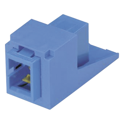 PANDUIT CMSBUSCZBU - Módulo Acoplador / SC Simplex / Fibra Monomodo OS1/OS2 / Cerámica Zirconia / Color Azul / Mini-Com | SIERRA STORE
