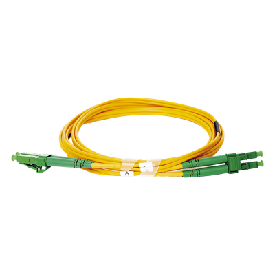 LINKEDPRO BY EPCOM LP-SM2-LCA-LCA-S2 - Jumper de Fibra Óptica / Monomodo 9/125 / LC/APC Duplex / PVC 2.0 mm / 2 m (6.56 pies) / | SIERRA STORE