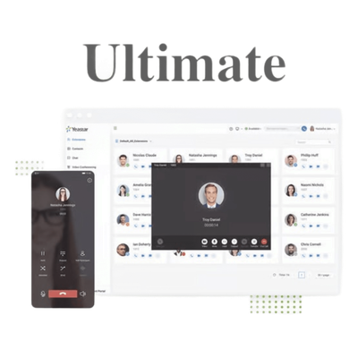 Extensión anual PBX cloud / Ultimate Edition / 500 min grabación / 5 dispositivos por extensión / FXO/FXS / CRM+SBC integrados | SIERRA STORE