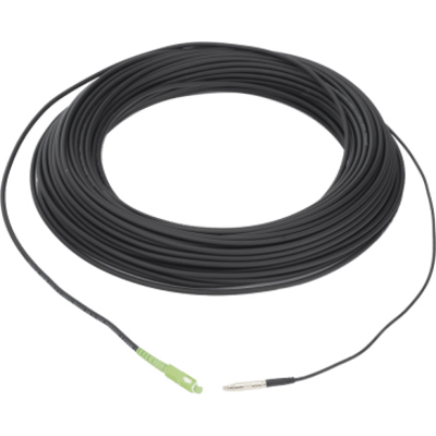 LINKEDPRO BY EPCOM LP-30-SCA - Rollo de Fibra Óptica Drop Redonda G657A2 Monomodo Simplex de 30 Metros con Conectores SC/APC-SC/APC | SIERRA STORE
