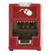 SIEMON U6A-H03NS - Jack RJ45 Cat6a / UTP / Montaje Híbrido Plano-Angulado / Terminación 110 / Color Rojo | SIERRA STORE