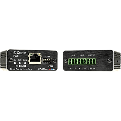 Codificador Dante 2 Canales | 2 Salidas Mono Balanceadas | PoE | Conversión ADC 32 bits | Frecuencia de Muestreo 96 kHz | AES67 | SIERRA STORE