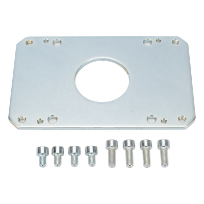 Placa intermedia para brazo de barrera / Acero inoxidable / Compatible GT4-GX4 / Resistente a corrosión | SIERRA STORE