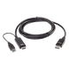 Cable Conversor HDMI a DisplayPort / True 4K 4096x2160 / 60 Hz / 1.8 m (5.9 ft) / USB-A Alimentación | SIERRA STORE