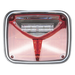 Luz de Advertencia LED / 8 X 6" / Color Rojo / Luz de Trabajo Blanca 12 W / 11 Patrones de Destello / IP67 / 12-30 VCC | SIERRA STORE